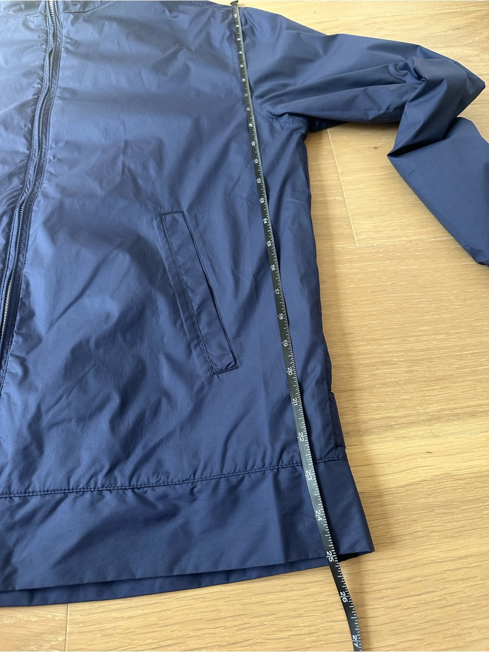 Peter Millar Hartford Jacket Mens Large Blue Full Zip Windbreaker Coat Layering - Picture 15 of 16